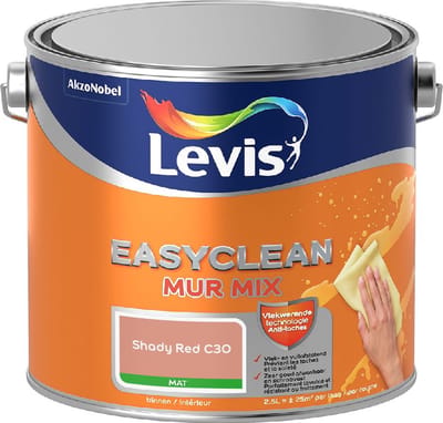Levis - Easyclean Mur Mat Mix - Shady Red C30 - Mengverf - 2,5 L