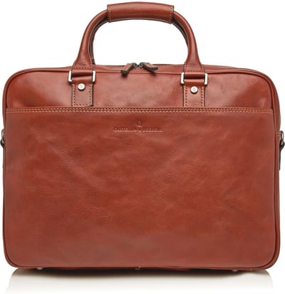Castelijn & Beerens Verona Business RFID Laptoptas 15.6''| Lichtbruin