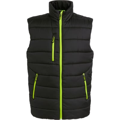 Regatta Thermische bodywarmer Navigate voor heren (Zwart/Lijkgroen)