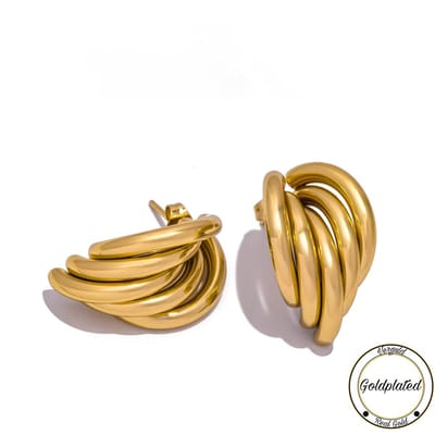 Borasi Statement Oorbellen Goudkleurig | Dames Sieraden | Trendy Sieraden | Oorringen | Sieraden 2025 |