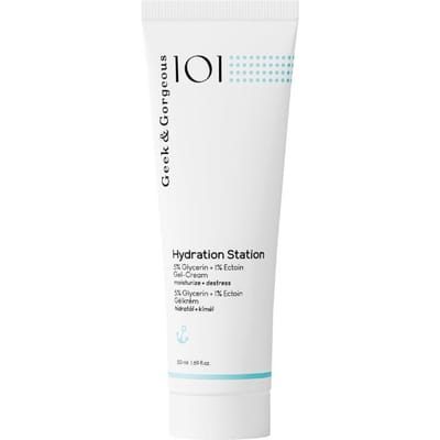 Geek & Gorgeous 101 Grondbeginselen Hydration Station Gel Cream Vochtinbrengende crème Unisex 50 ml