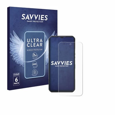 Savvies - Screenprotector voor Oukitel WP35 5G - Folie Beschermfolie transparant 6 Stuks