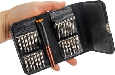 Jumada's - 25-delige Premium Torx Precisie Schroevendraaierset van WiseGoods - Inclusief Schroevendraaier Bitset T2-T15 voor Reparatie van Horloges, Laptops, Smartphones en Tablets