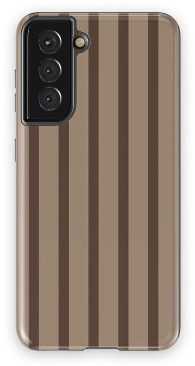 DripCase Gestreept Hoesje Samsung Galaxy S21 | Backcover met Mag | Stripes Motief | Trendy Case Samsung Galaxy S21 met Strepen Truffle Touch