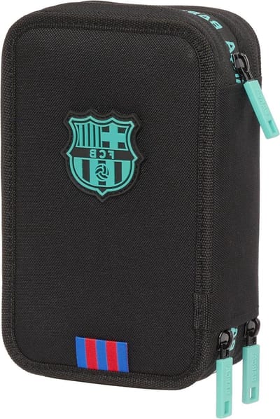 3e uitrusting etui met 36 accessoires pennenetui voor kinderen - geschikt voor 5-14 jaar - kwaliteit en duurzaamheid - zwart - 125 x 55 x 195 cm