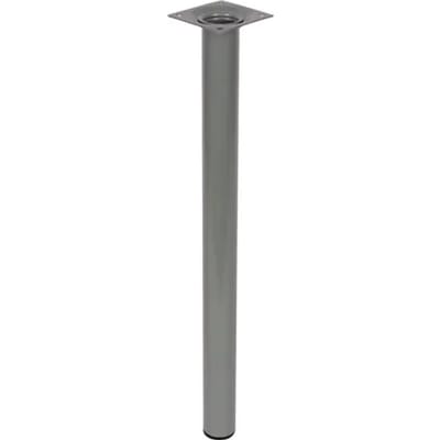 Duraline Meubelpoot Rond Staal 3x40cm Grijs