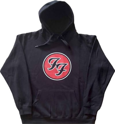 Foo Fighters - FF Logo Hoodie/trui - S - Zwart