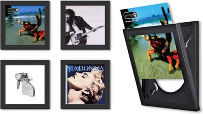 Nielsen LP / vinyl wissellijst frame - fotolijst (zwart) (4 pack)