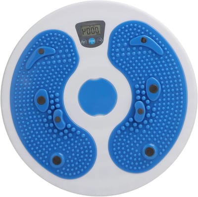 Fitness Twister Plate voor Taille met Elektronische Calorieënteller, Massagefunctie en Tijdweergave voor Effectieve Workouts