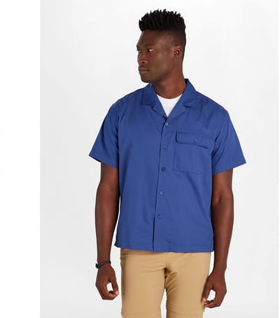 Marmot Muir Camp Overhemd Met Korte Mouwen Blauw L Man