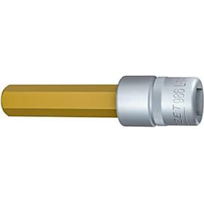 HAZET inbus 986L-14, 1/2 inch aandrijving, AF 14 mm, binnenzeskant, TIN-gecoat, L 100 mm, DIN 7422