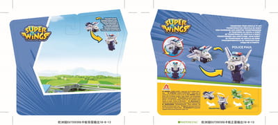 Super Wings Transform-A-Bots 2Pk (Mira&Paul)