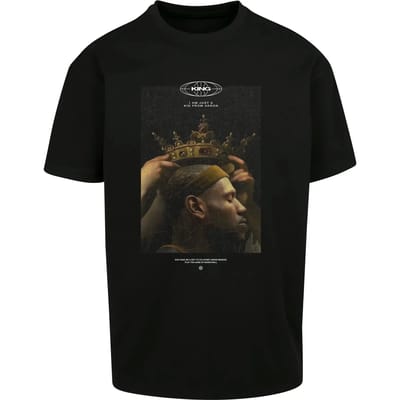 Mister Tee - Kid from Akron Oversize Heren T-shirt - XS - Zwart