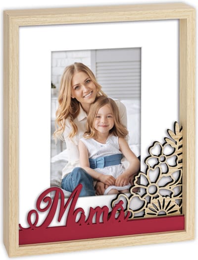 ZEP - Houten Fotolijst Chloe ES met tekst Mama voor foto formaat 10x15 cm - PQ224ES