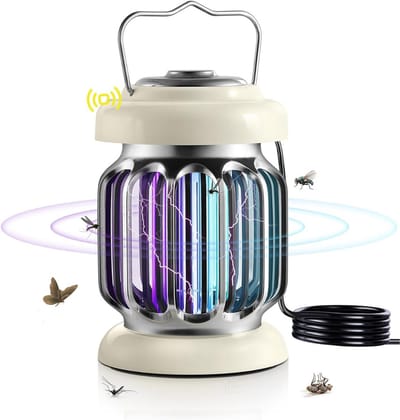 Muggenvanger Elektrisch - Muggenlamp voor Binnen en Buiten - Muggenstekker - Wit