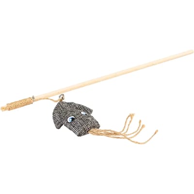 Duvo+ ECO Navy Speelhengel Inktvis Catnip - Kattenkruid - Kattenspeelgoed - 6x17,5x40cm