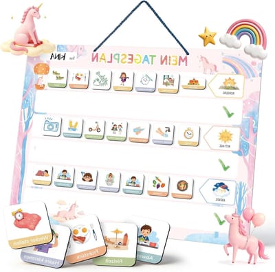 Planningborden voor Effectieve Weekplanning, Maandkalender en Organisatie, Roze