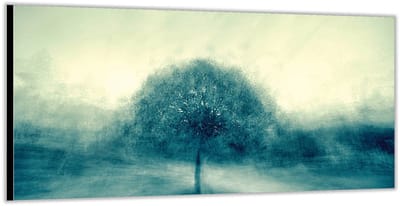 Dibond –Geverfde Boom– 200x100 Foto op Aluminium (Met Ophangsysteem)