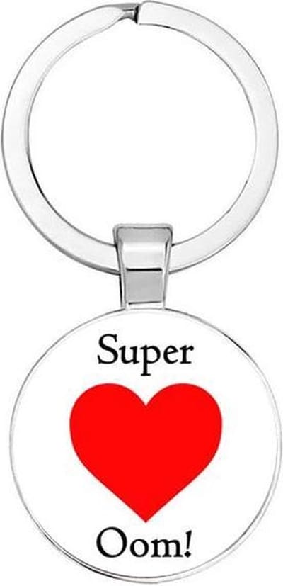 Akyol - Super oom Sleutelhanger cadeau - Oom cadeau - Oom - Leuk kado voor je oom om te geven - 2,5 x 2,5 CM