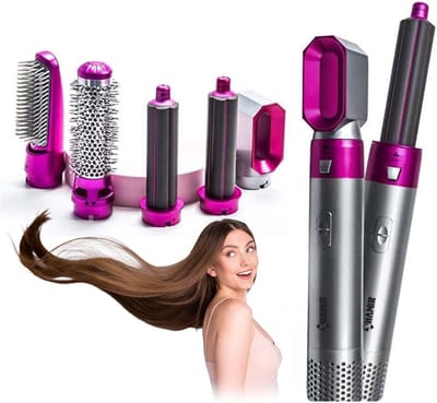 levanda airstyler multistyler met 4 opzetstukken krulborstel, stijlborstel en haardroger met borstel
