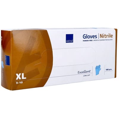 Abena Excellent Handschoen Nitrile Xl Blauw