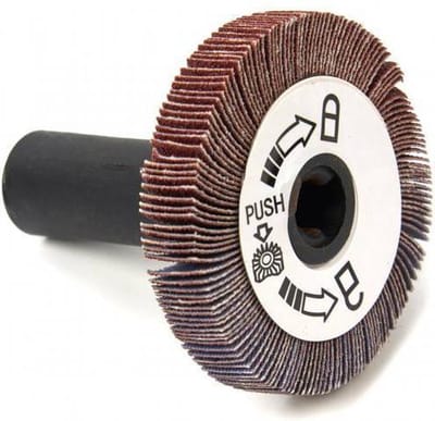HBM schuurlamellenrol Smal voor de voor de HBM satineermachine - borstelmachine met kantelbare kop - 420 Watt