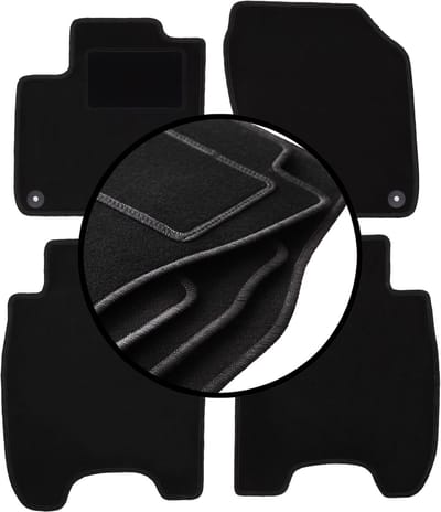 Complete set veloursmatten voor: Honda Civic IX hatchback (2012-)