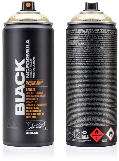 Montana BLACK Goldchrome spuitbus 400ml