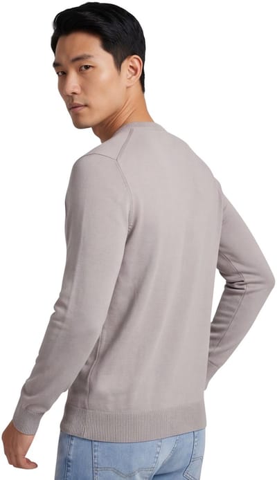 trui Boss Orange Asac-C beige normale fit gebreid
