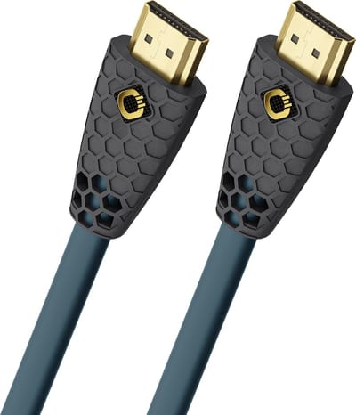 Oehlbach D1C92602 HDMI-kabel HDMI Aansluitkabel HDMI-A-stekker, HDMI-A-stekker 2.00 m Petrol-blauw, Antraciet 8K UHD