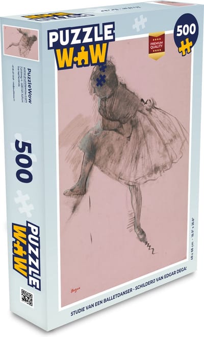 Puzzel Studie van een balletdanser - Schilderij van Edgar Degas - Legpuzzel - Puzzel 500 stukjes