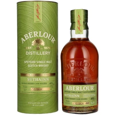 Aberlour SUTHAINN Double Sherry Cask Solera Travel Exclusive Speyside Single Malt Batch 001 48% Vol. 0,7l in geschenkverpakking