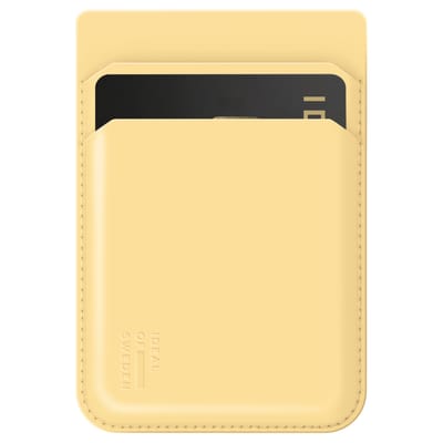 iDeal of Sweden MagSafe Magnetische kaarthouder - Soft Lemon