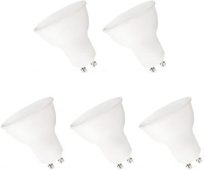 Spectrum LED Lamp GU10 7.5W - 230V - 590 Lumen - 4000K Neutraal Wit - Natuurlijk licht - Energiezuinig - 5 stuks