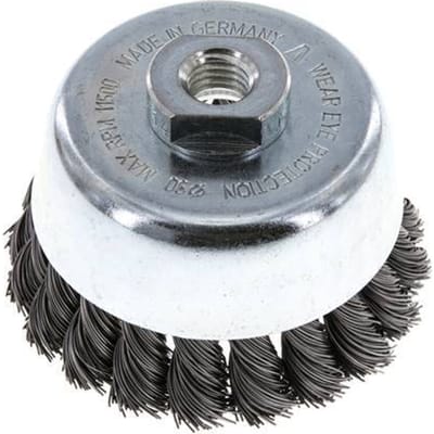 Komborstel 90mm (M 14X2) Staaldraad 0,5mm (20xGevlochten)
