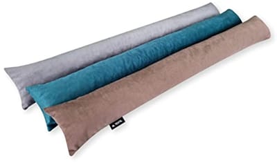 Textiel Tochtwering - Deurslang Windstopper - Tocht Buiten Houden - Anti-allergische Vulling - 90 cm - Turquoise