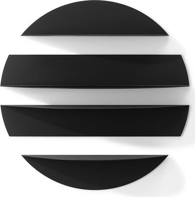 Umbra Solis zwevende wandplanken van metaal