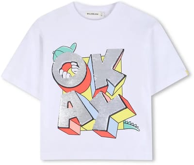 Billieblush U21695 T-shirt Met Korte Mouwen Wit 4 Years Jongen