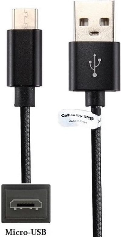 OneOne 2,0m Standaard Micro USB kabel. Metal laadkabel. Oplaadkabel snoer past op Samsung Galaxy S6 (niet voor Tab S6), S6 Edge, S7 (niet voor Tab S7), S7 Edge, Note GT-N7000, Ace, Champ, Chat, Corby, Mega, Metro, Note 3