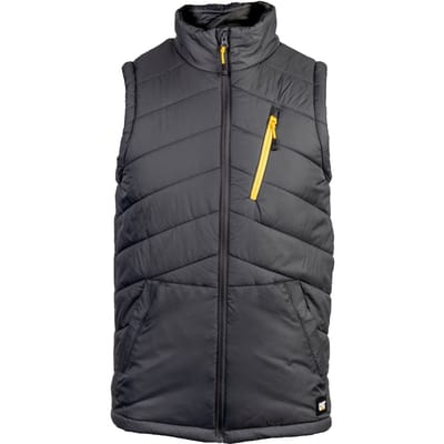 Caterpillar Essentials Bodywarmer Heren Zwarte Gilet
