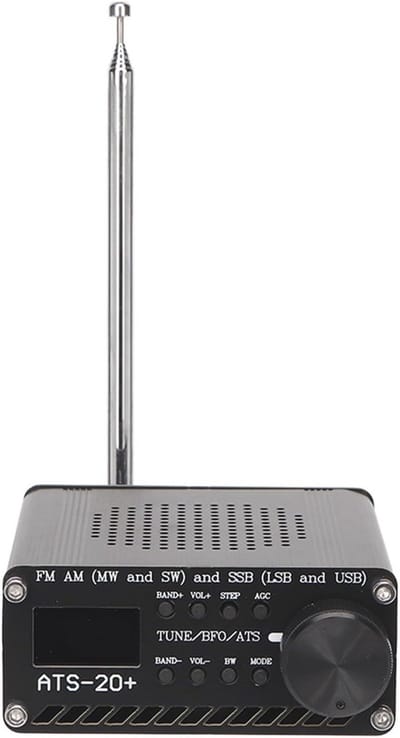 Draagbare Wereldband Radio Ontvanger met Antenne - FM AM MW SW SSB LSB USB