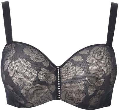 TruYou - Dames - TRUYOU multiway-beha beugel afneembare bandjes cup B - E - Zwart - Maat 95B