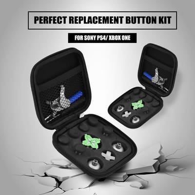 Dailygoods- Controller Vervangende Accessoire Kit - Knopenset - Stickcaps - Metalen Richtingknoppen - Verbeterde Controle - Eenvoudig te Vervangen - Gamecontroller