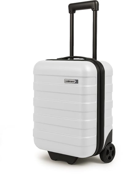 CabinMax Handbagage Trolley 24L – 40x30x20 cm – Wizz Air / Ryanair – Lichtgewicht Reiskoffer – Onderstoel Formaat – Wit