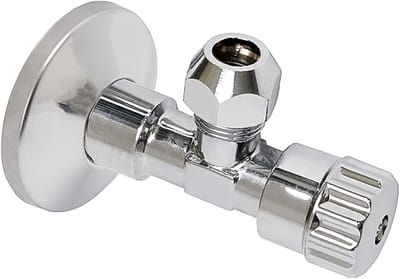 Sanivesk hoekstopkraan knel - 1/2" x 10 mm - chroom