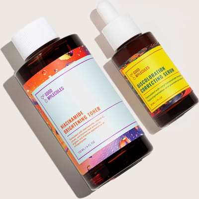 Good Molecules Blemish Scar and Discoloration Set - Niacinamide Verhelderende toner en corrigerend gezichtsserum met tranexaminezuur voor littekens, donkere vlekken, toon, textuur, hydratatie - Huidverzorging voor het gezicht