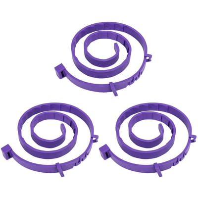 3 stuks 24.41in Kalmerende Halsband voor Honden Waterbestendig en Regenbestendig Verstelbare Kalmerende Halsband voor Honden purple