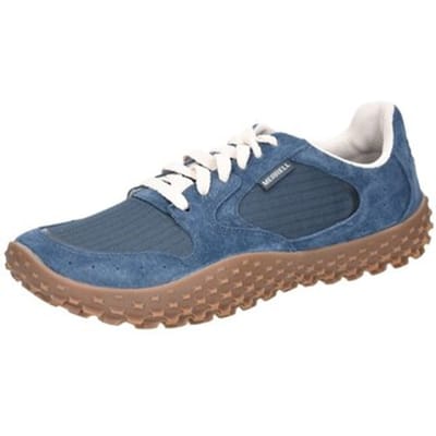 Merrell - J032847 WRAPT SNEAKER - Vrije tijdsschoenenHeren wandelschoenenBarefootWandelschoenen - Kleur: Blauw - Maat: 43