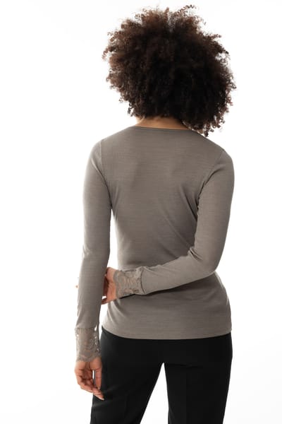 Shirt Serie Wool Love Deep Taupe