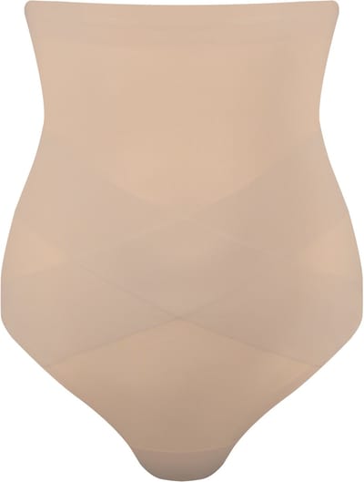 Magic Extra sterke hoge corrigerende string - Ultra Sexy Hi-thong - Shapewear - Cappuccino / S